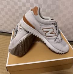New Balance 565 スニーカー グレー ブラウン