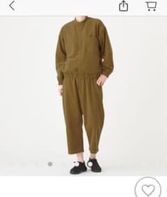 muji labo 19AW 起毛イージークロップドワイドパンツのサムネイル