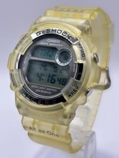 カシオ　G-ショック　イルクジ　DW-9200K　黄色スケルトン　稼働　箱付のサムネイル