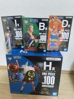 真冬さん専用　ワンピース　一番くじ　ナミ　ブルック　フランキー将軍　フィギュアのサムネイル