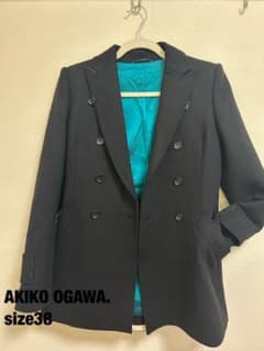 AKIKO OGAWA テーラードジャケット size38 - メルカリ