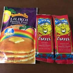 ハワイのパンケーキミックス＆ライオンコーヒーのサムネイル