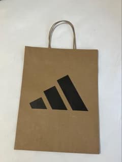 adidas ショップ袋 クラフト紙 約30x40cmのサムネイル
