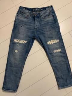 デンハム　デニム　ジーンズ　DENHAM W32 ダメージ加工　一部オリジナルのサムネイル