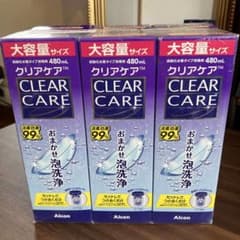 本日発送可 CLEAR CARE クリアケア 大容量480ml 6本セット - メルカリ