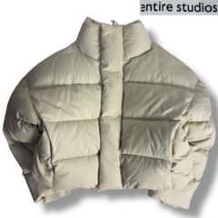 J6250新品エンタイアスタジオ 25SSコットンスタンドカラーダウンJKT M