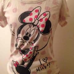 ✴︎ミニーマウス 水玉 ピンクTシャツ✴︎のサムネイル