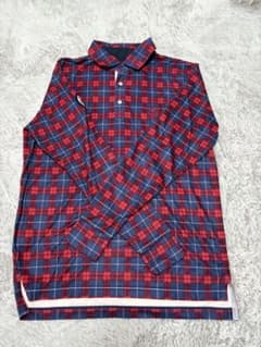 23GOLF チェック柄 ポロシャツ Lサイズ　長袖