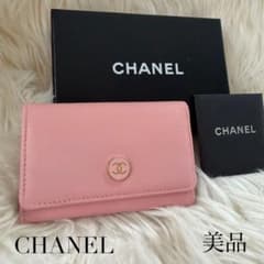 シャネル CHANEL キーケース カードケース ココボタン ピンク - メルカリ