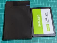 Hanye Q55-2TSY04 2TB SSD　外付けケース付属のサムネイル