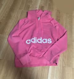 adidas パーカー ピンク