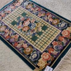 ★新品・未使用★ハンドメイド ラグ １００% SILK PILEのサムネイル