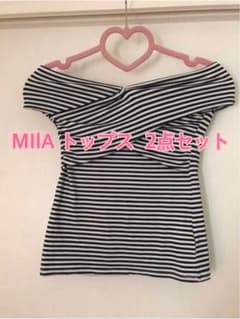 MIIA 2点セット オフショルダー ノースリーブのサムネイル