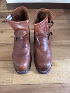ブラウンレザーエンジニアブーツ CHIPPEWAのサムネイル