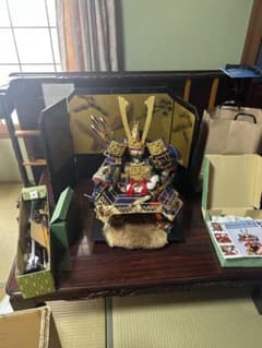 五月人形 武将の鎧 赤と金 | Mercari