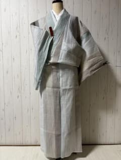 ★夏物　新古品　きものやまと　キモノナデシコ　近江上布　m4509 ☆夏物 新古品 きものやまと キモノナデシコ 近江上布 m4509 - メルカリ