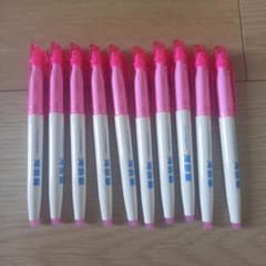 【未使用】PILOT FRIXION light 蛍光ペン ピンク 10本セットのサムネイル