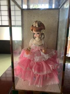 フランス人形 ガラスケースつき - メルカリ