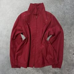 archive グランジ　ブルゾン　スウェットジャケット　ギミック　ジップ 90s vintage ブルゾン バーガンディ ギミック archive 韓国 - メルカリ