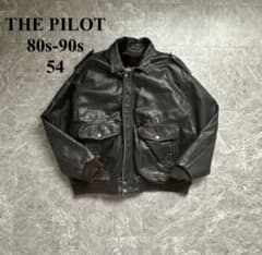 THE PILOT ブラックレザーライダースジャケット 54 - メルカリ