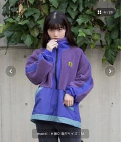 池田エライザコラボ ドッキングボアフリースアノラックのサムネイル