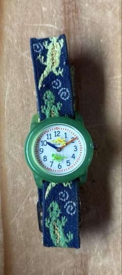 TIMEX キッズ 腕時計 トカゲ柄　動作不動