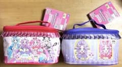 名探偵プリキュア　フリル付きバニティバッグ　2種セット