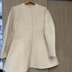 Bibiy. ノーカラージャケット ホワイトのサムネイル