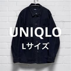 상태좋음 UNIQLO 446919 데님 워크 재킷 L 인디고 블루