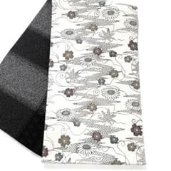 帯6147 ○高級 正絹 紅型 両面全通 リバーシブル 袋帯 - メルカリ