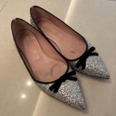 pretty ballerinasシルバーグリッター フラットシューズのサムネイル