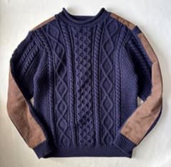 イングランド製 RICHMOND KNITWEAR アラン ニット ロールネック イングランド製 RICHMOND KNITWEAR アラン ニット ロールネック - メルカリ