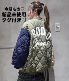 ロデオクラウンズ GYDAキルティングフードブルゾン アウター 大きいサイズ原宿 ロデオクラウンズ GYDAキルティングフードブルゾン アウター 大きい
