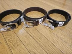 カジュアルベルト 黒 茶色 3本セットのサムネイル