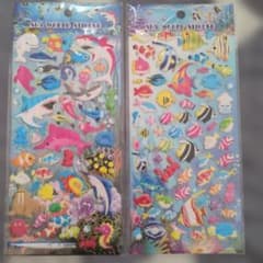 SEA WORLD STICKER シール 2枚セットのサムネイル