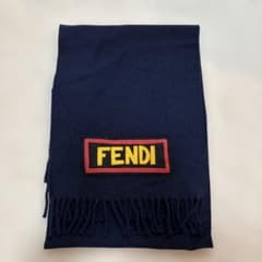 FENDI マフラー ネイビー LOVEロゴのサムネイル