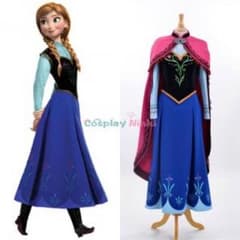 【送料無料】アナと雪の女王 アナ コスプレ ハロウィン 衣装のサムネイル