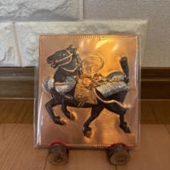 ハンドメイド 馬 銅板画 彫刻 レリーフ 壁掛け 純銅 - メルカリ