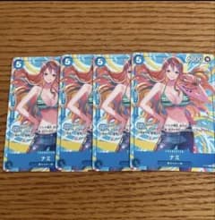 ワンピースカード ナミ 交流会 プロモ P-112 4枚セット - メルカリ