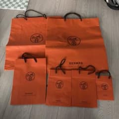 HERMES ショップ袋 6枚セット - メルカリ
