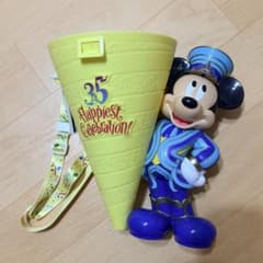 【タグ付き！ほぼ未使用】ディズニー35周年 ミッキーポップコーンバケットのサムネイル