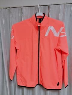 ミズノMIZUNO 蛍光ピンク フルジップ ウィンドブレーカーのサムネイル