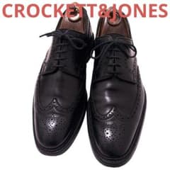 654 CROCKETT&JONES HESWALL ウィングチップ 8.5D - メルカリ