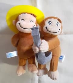 おさるのジョージ マスコット２点