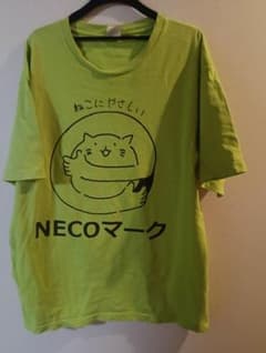 NECOマーク Tシャツ ライトグリーンのサムネイル