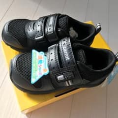ムーンスター　スニーカー　ブラック　速乾シューズ　16.5のサムネイル