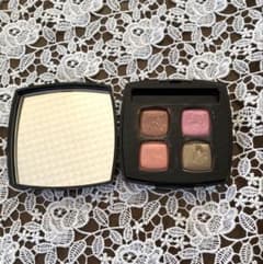 CHANE Lumière Facettes eyeshadow, approximately 90% remaining, shade 517 Oasis (slightly flawed).