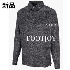 New FOOTJOY Men's Golf Top, Long Sleeve, Size M, Black