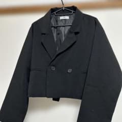 WEGO ブラック クロップドジャケットのサムネイル