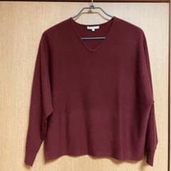 ウール、カシミヤ、ドルマンシルエットニットのサムネイル